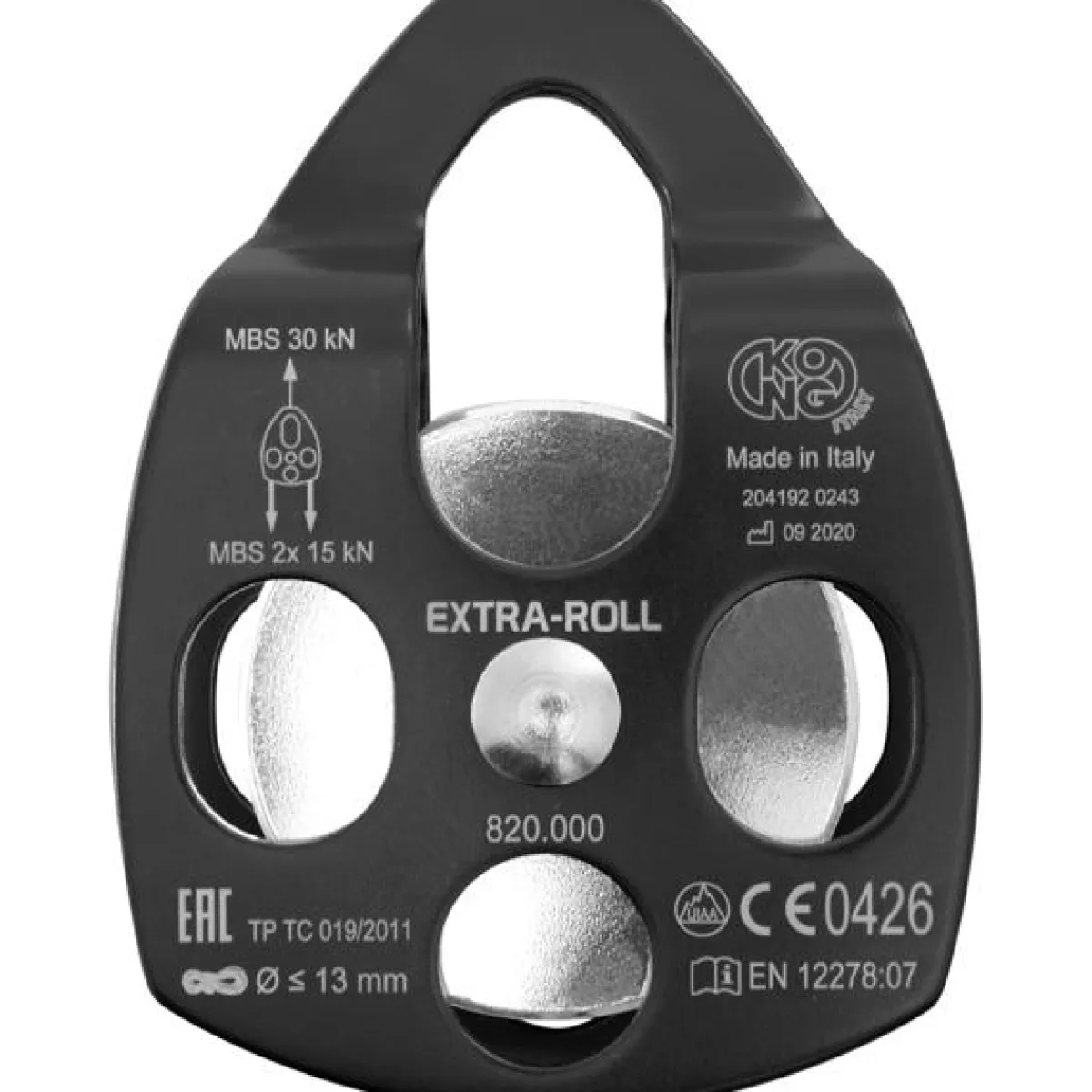 Kong Extra Roll pulley for work at height and rescue Shop