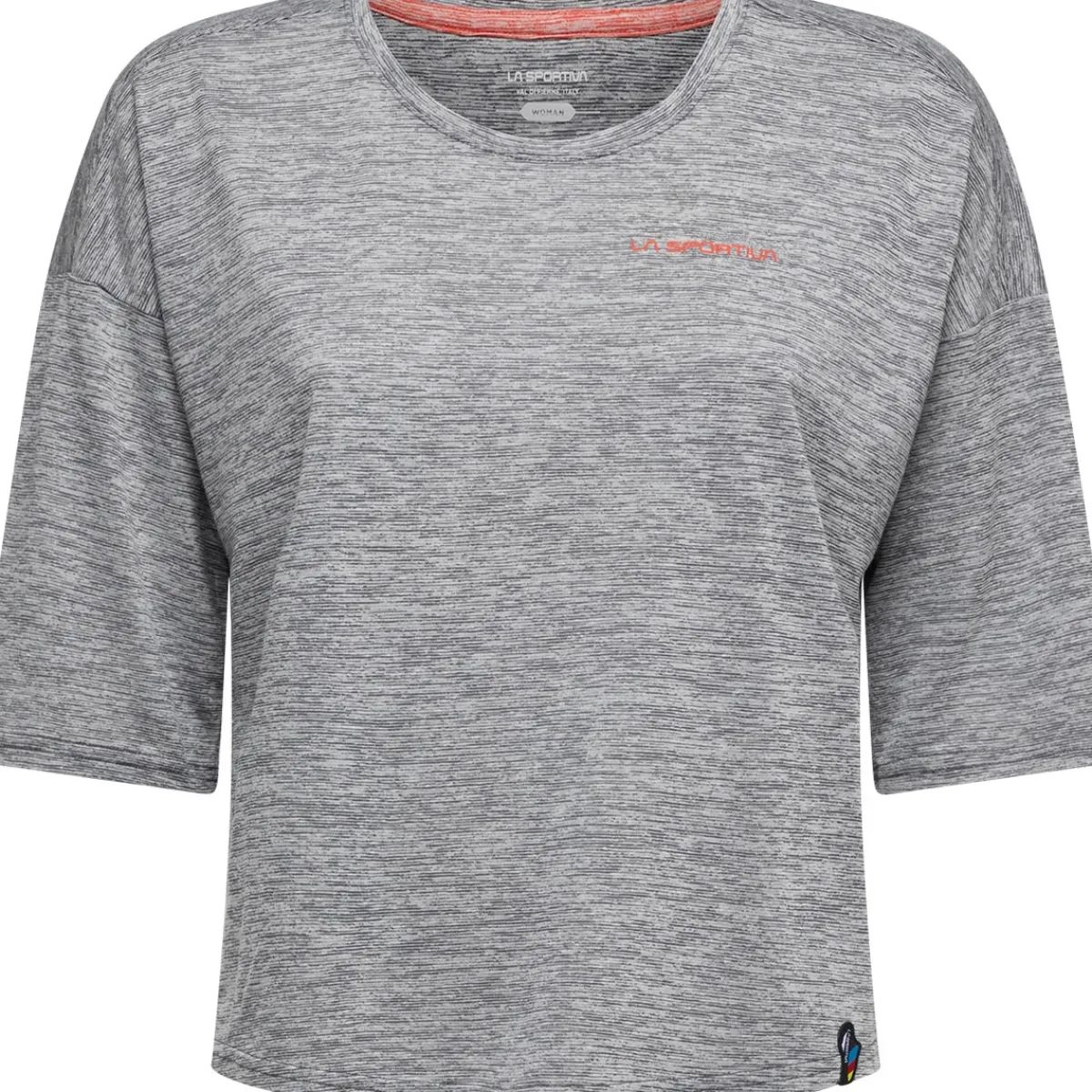 La Sportiva Cave Paint T-Shirt W women's t-shirt Carbon/Cherry Tomato Flash Sale