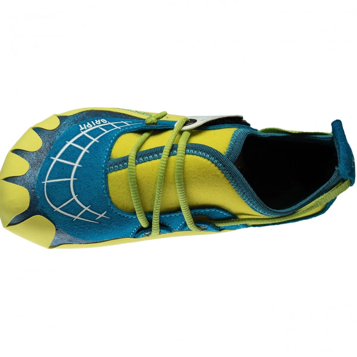 La Sportiva Gripit Blue/Sulphur kids' climbing shoes Best