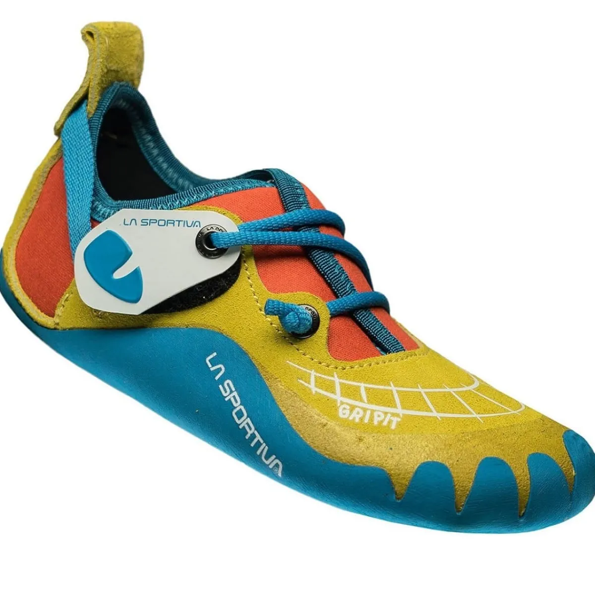 La Sportiva Gripit Yellow/Flame kids' climbing shoes Fashion