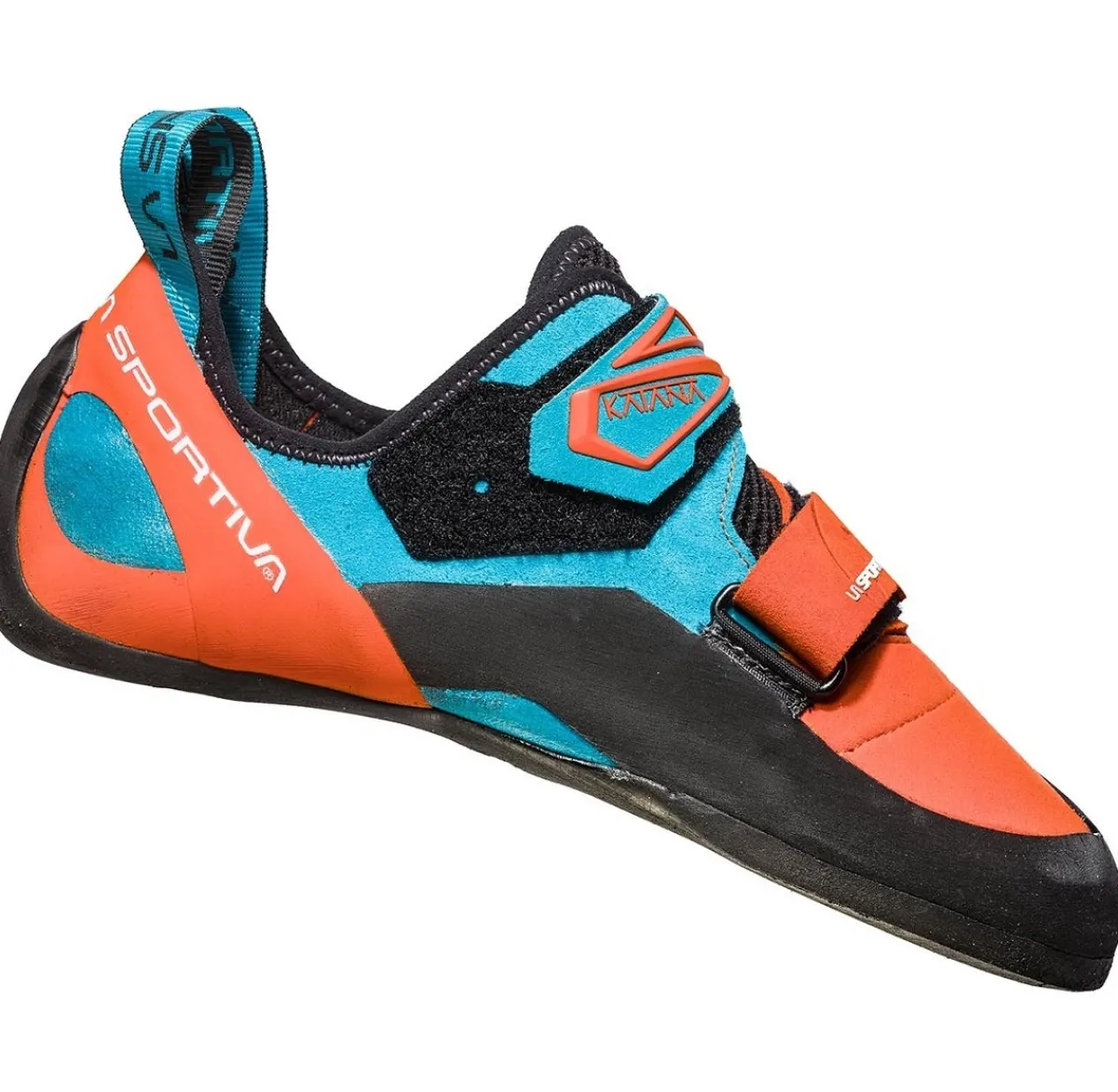 La Sportiva Katana Tangerine/Tropic Blue climbing shoes Clearance