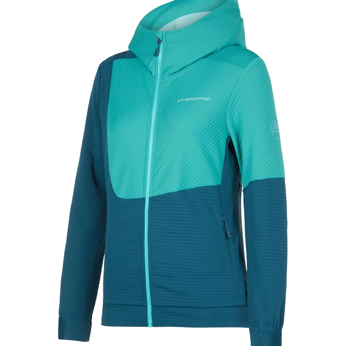La Sportiva Mood Hoody W women's technical polar fleece Storm Blue/Lagoon Best Sale