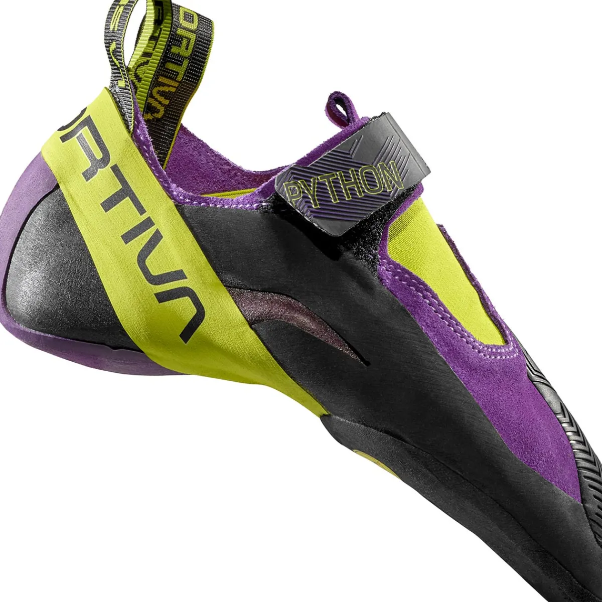 La Sportiva Python Purple/Lime Punch climbing shoes Outlet