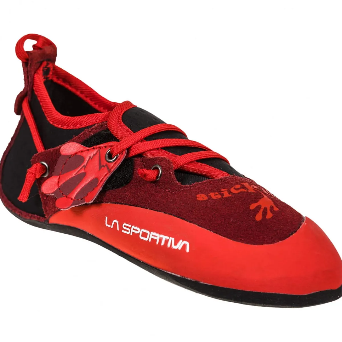 La Sportiva Stickit Chili/Poppy kids' climbing shoes Fashion