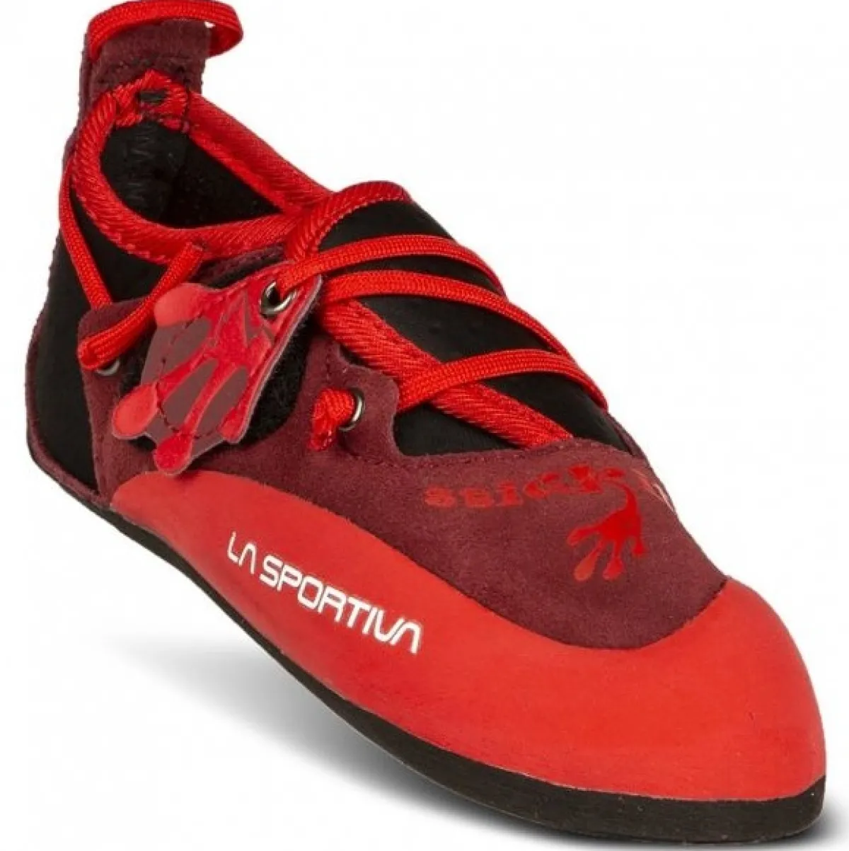 La Sportiva Stickit Chili/Poppy kids' climbing shoes Fashion