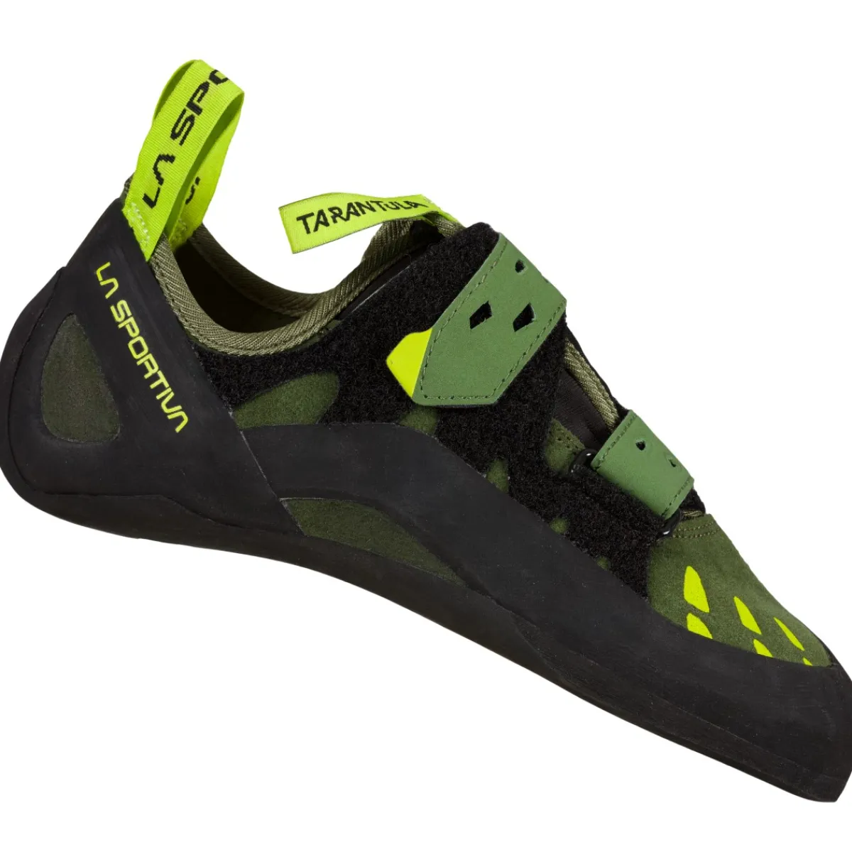 La Sportiva Tarantula Olive / Neon climbing shoes Clearance