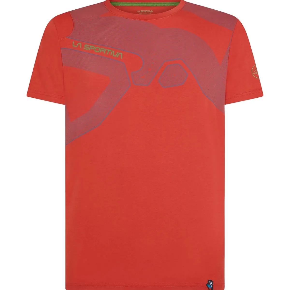 La Sportiva Theory T-Shirt M men's t-shirt Saffron/Space Blue Best Sale