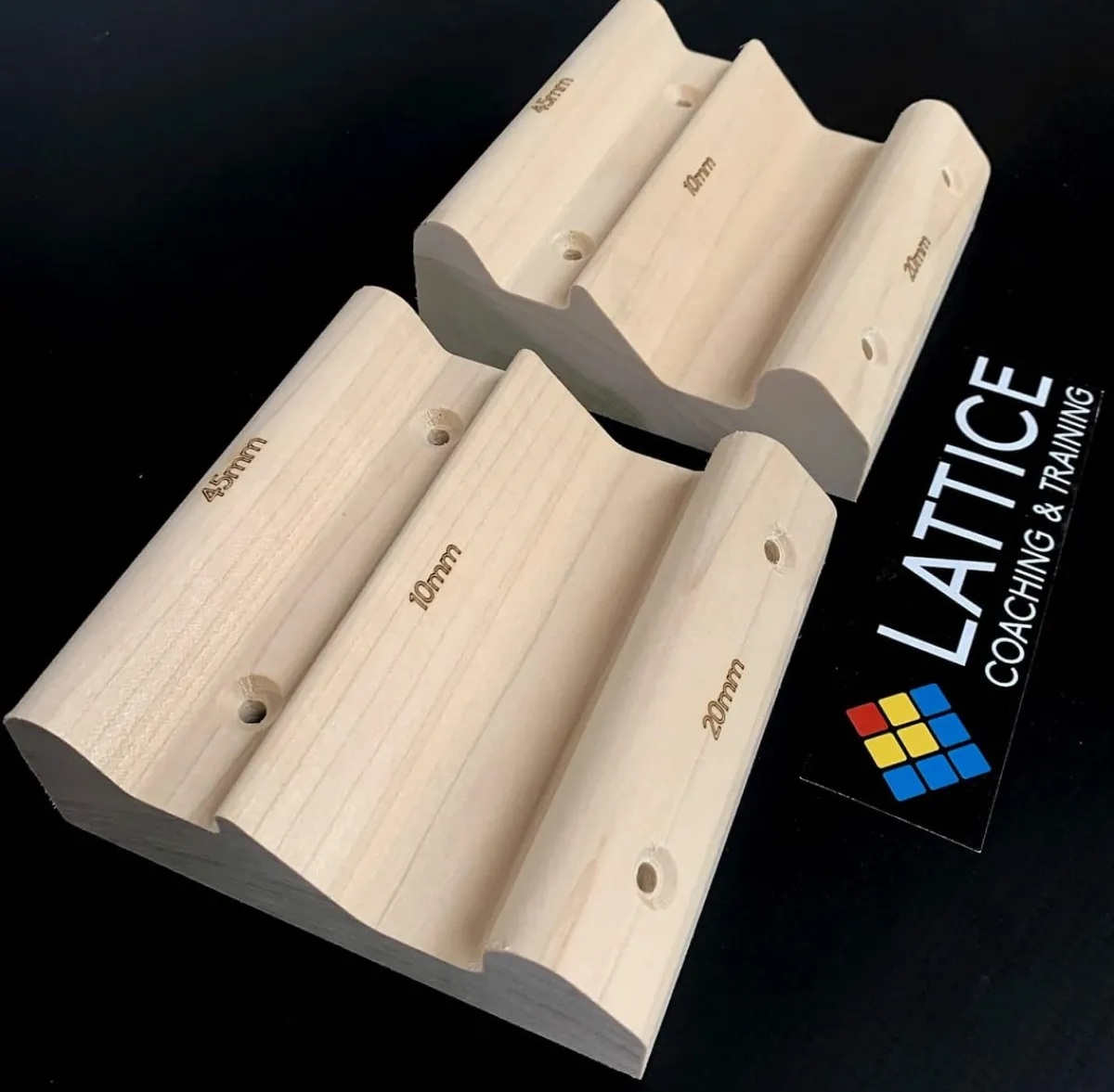 Lattice Training Triple Twins pair of training climbing holds Discount