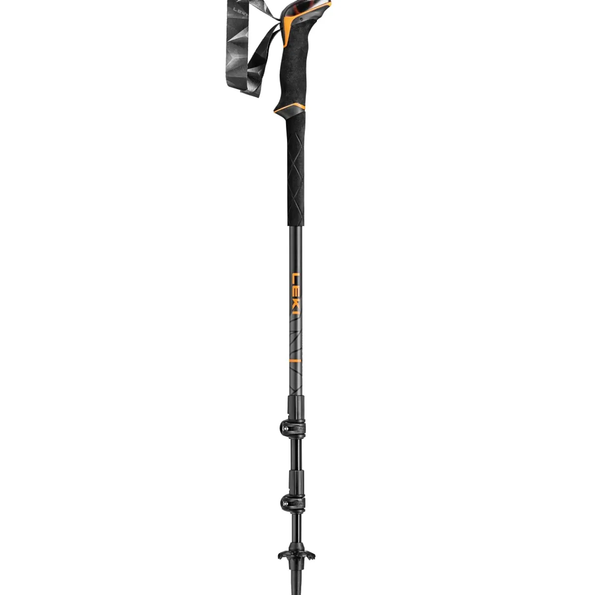 LEKI Makalu Lite telescopic trekking poles Orange/Black Clearance
