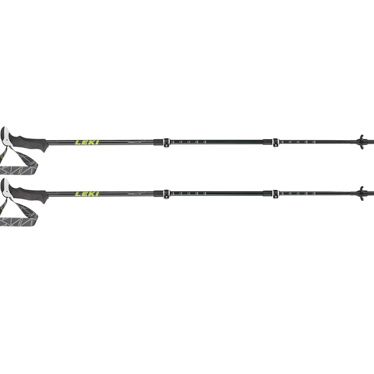 LEKI Makalu Lite telescopic trekking poles Orange/Black Clearance