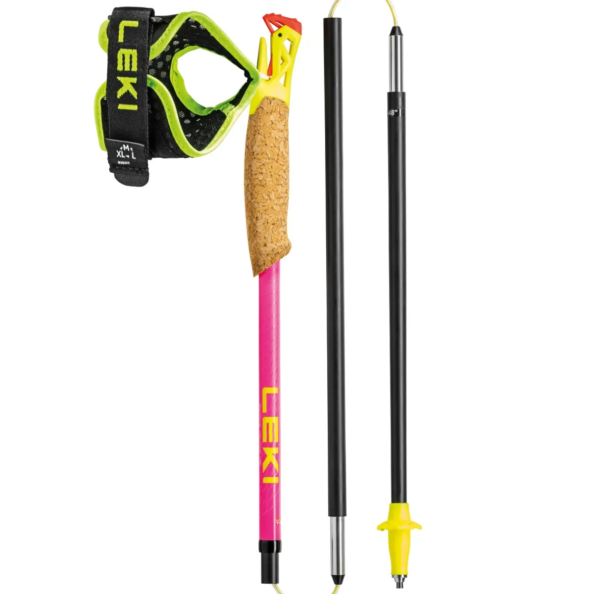 LEKI Ultratrail FX One Superlite trail running poles Bright Red Shop