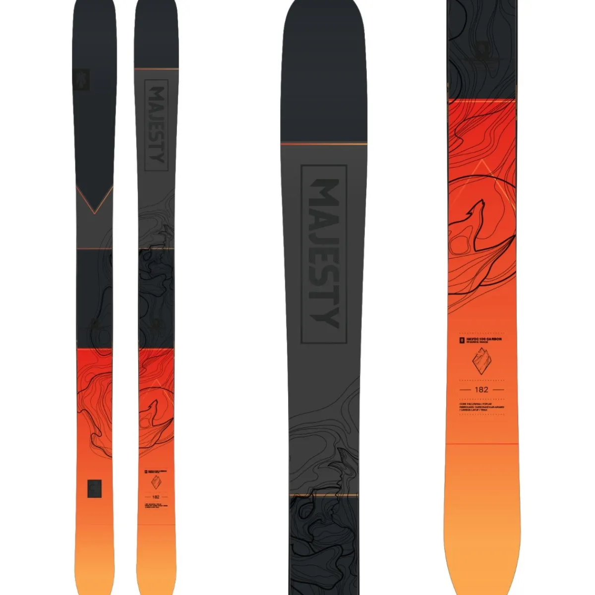 Majesty Skis Majesty Havoc 100 Carbon ski mountaineering skis Flash Sale