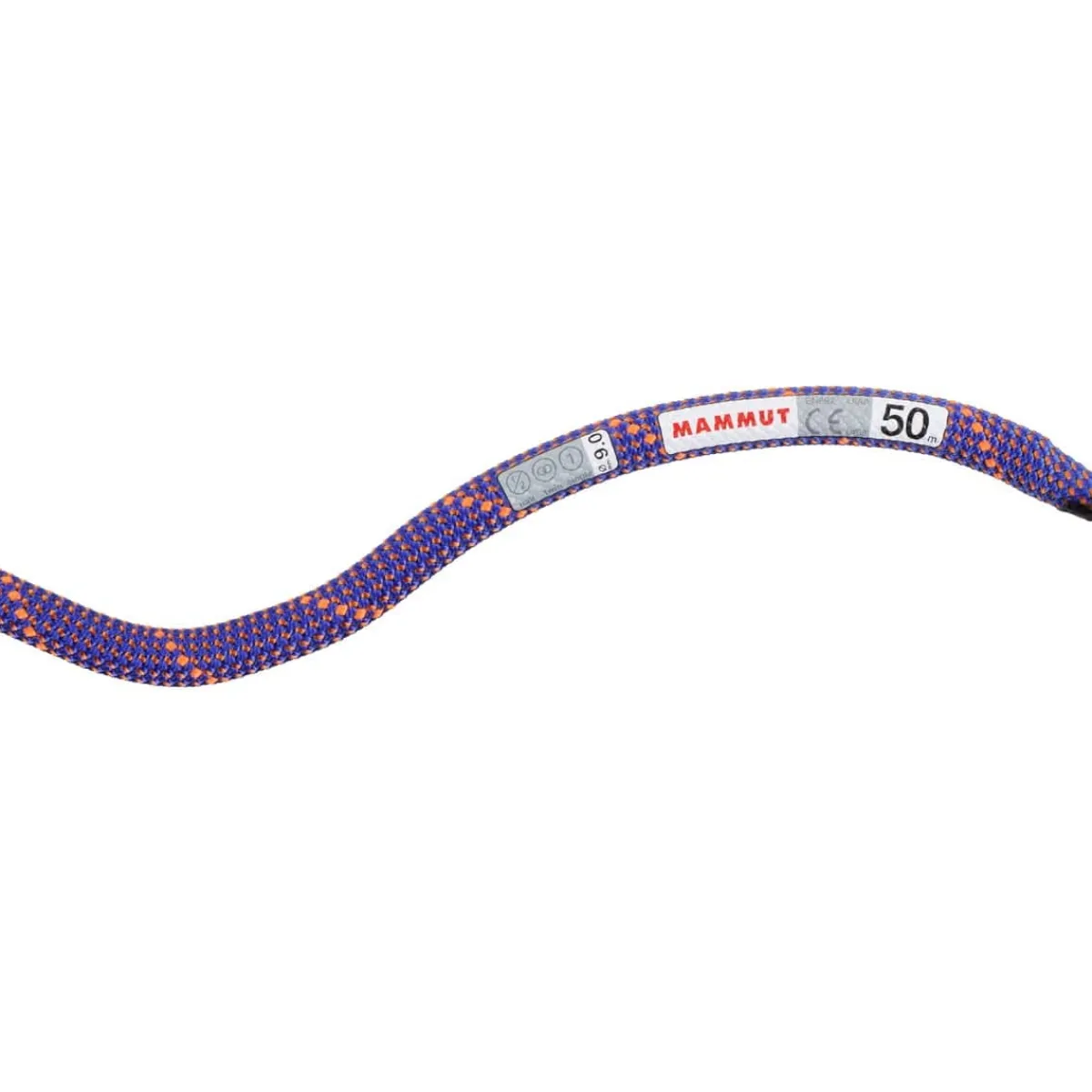 Mammut 9.0 Crag Sender Dry Rope climbing rope Ice/Sunrise Clearance