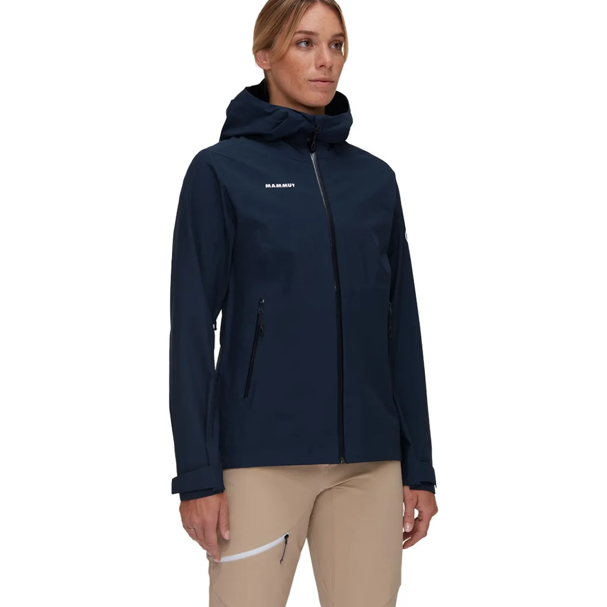 Mammut Alto Light HS Hooded Jacket women's hardshell jacket Marine Discount