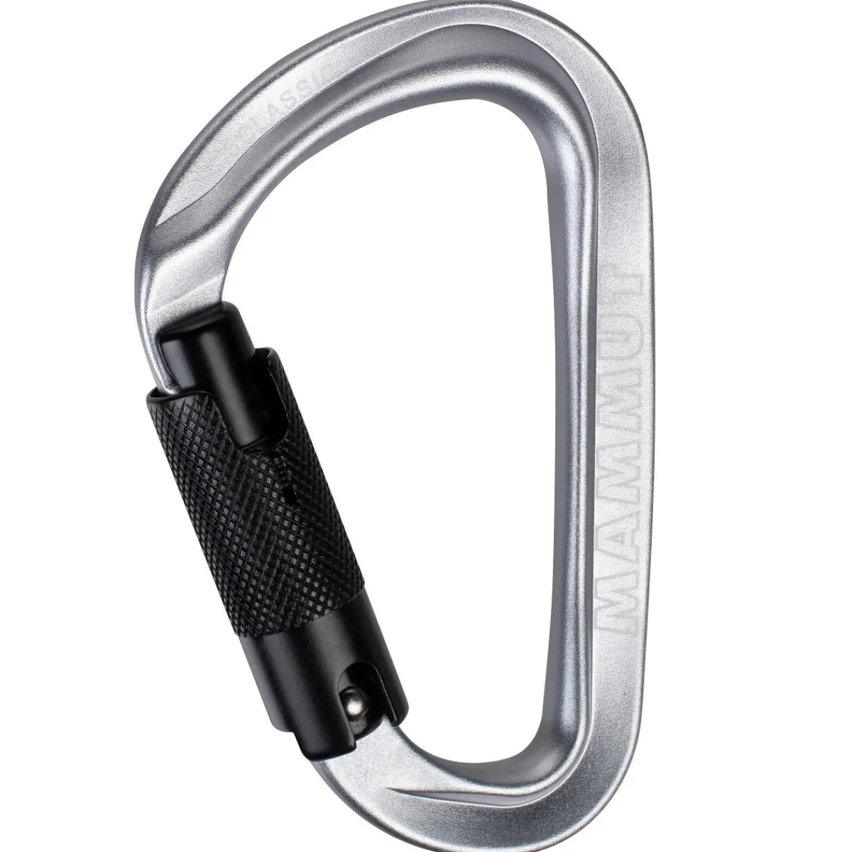 Mammut Classic HMS Twist Lock Plus triact-lock climbing carabiner Light Grey Fashion