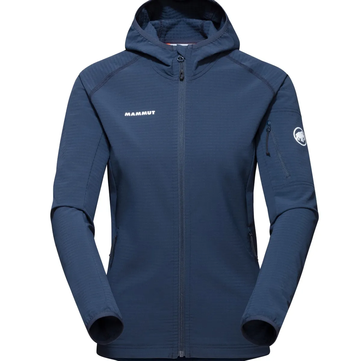 Mammut Madris Light ML Hooded Jacket Women women's technical polar fleece Marine Shop