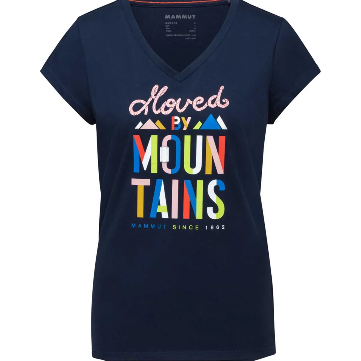 Mammut Massone T-Shirt Women Slogan women's t-shirt Black Hot