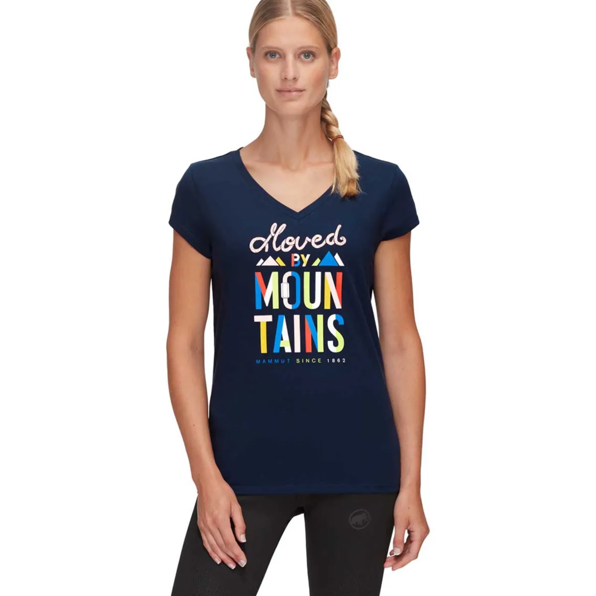 Mammut Massone T-Shirt Women Slogan women's t-shirt Black Hot