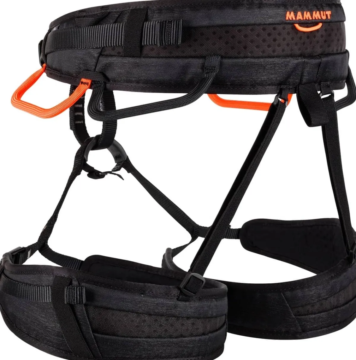 Mammut Ophir 4 Slide climbing harness Black/Safety Orange Best