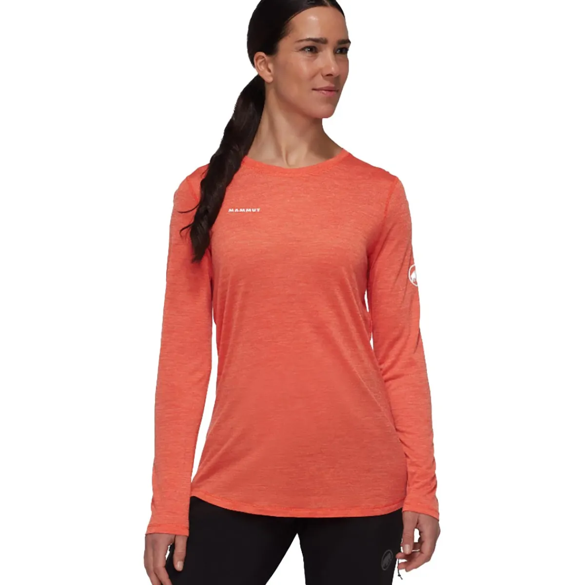 Mammut Tree Wool FL Longsleeve W women's longsleeve Peach Melange Best Sale