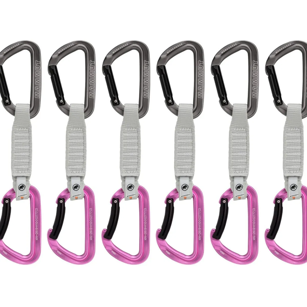 Mammut Workhorse Keylock 6-Pack Quickdraws climbing quickdraws Cheap