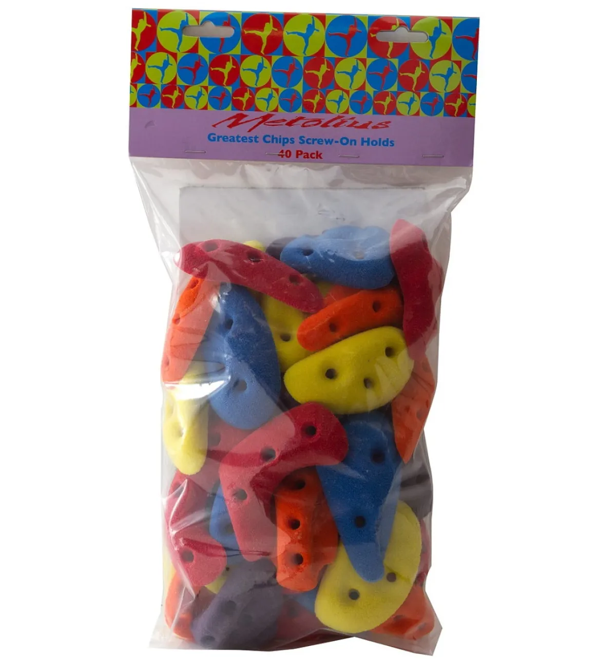 Metolius Greatest Chips Screw on set 40 climbing holds Sale