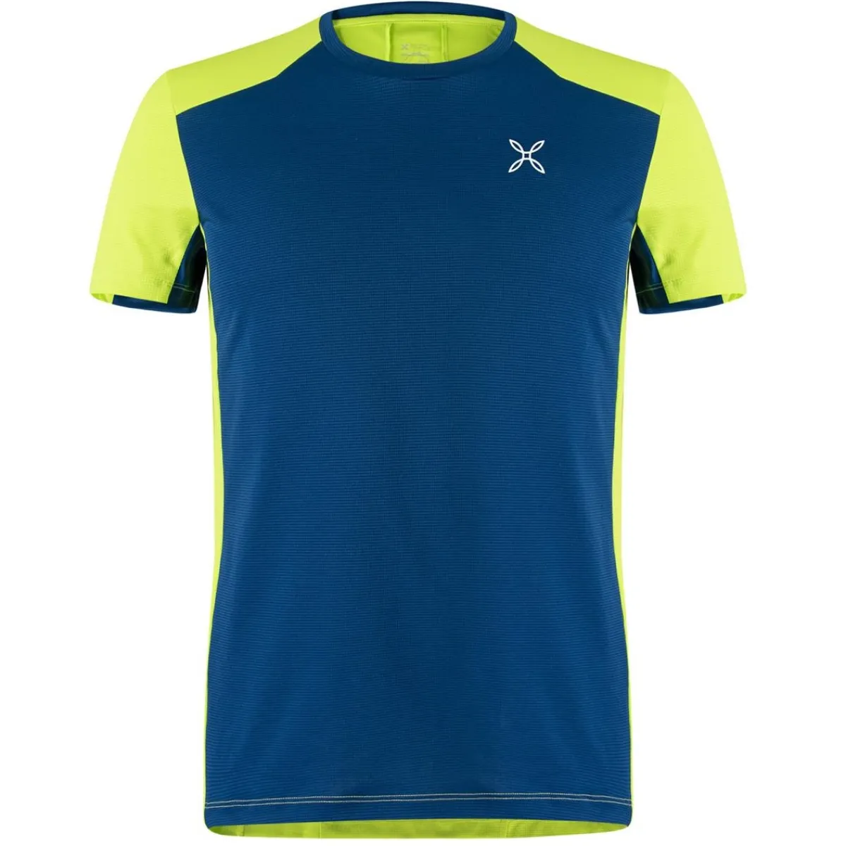Montura Angel Fire T-Shirt Men's Deep Blue/Verde Lime New