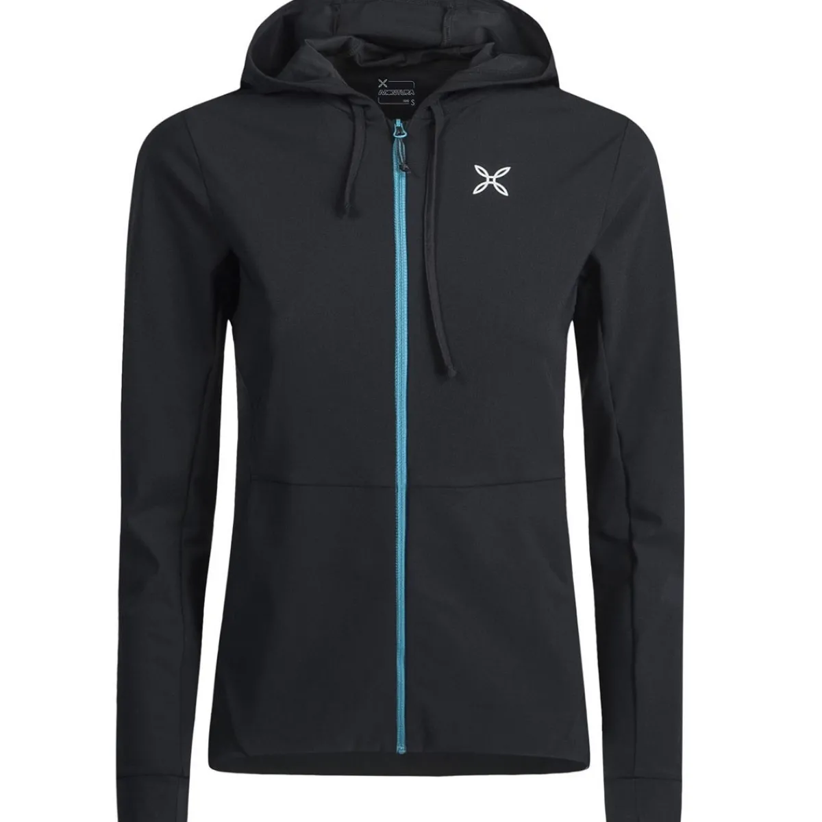 Montura Easy Sound Hoody Jacket Woman jacket Nero/Baltic Outlet