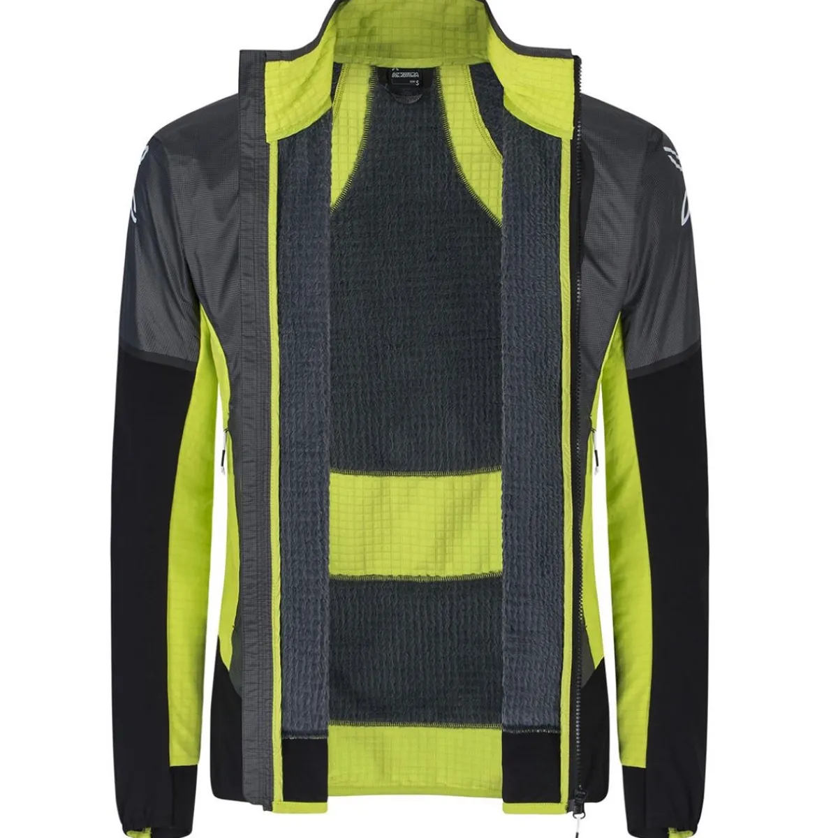 Montura Insight Hybrid Jacket men's softshell jacket Piombo/Verde Lime Store