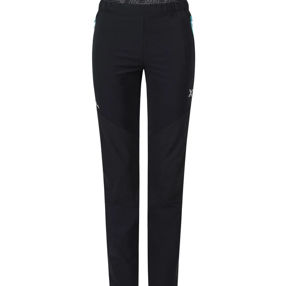 Montura Mountain Fast Pants W women's pants Nero/Care Blue Hot