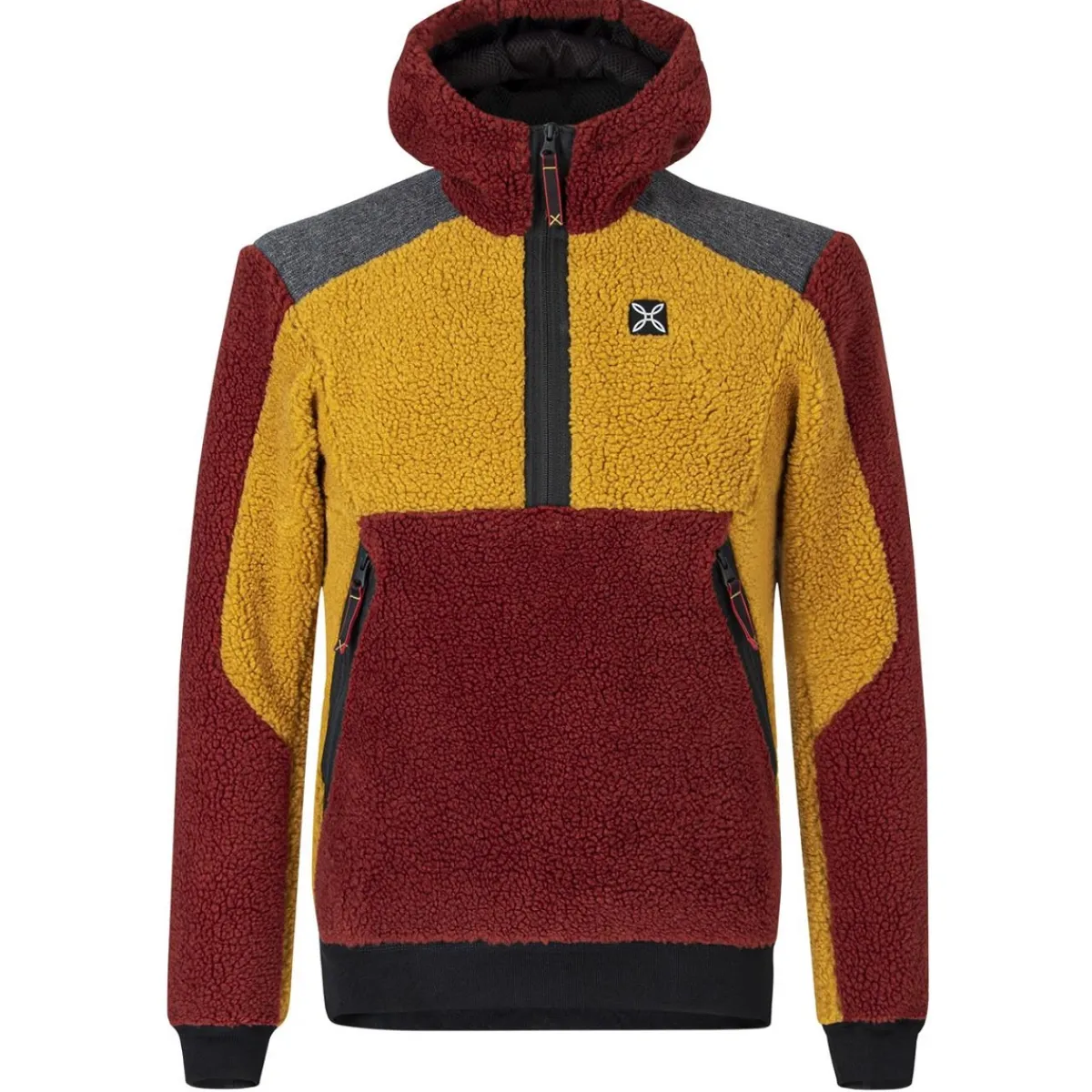 Montura Nomad Maglia Men's technical polar fleece Tobacco/Deep Blue Cheap