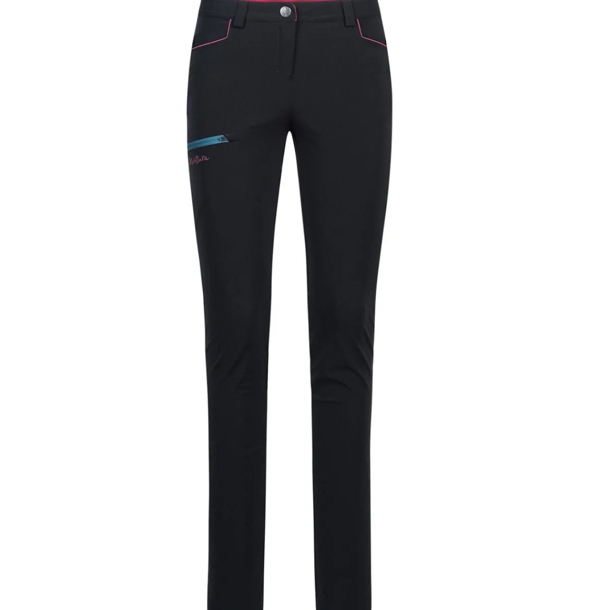 Montura Safari Pants Woman women's pants Nero/Ice Blue Sale