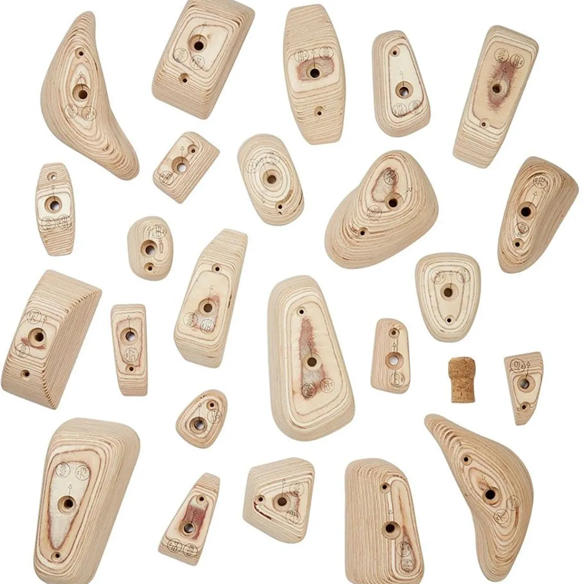 Moon Wood Holds Set C 24 climbing holds Store