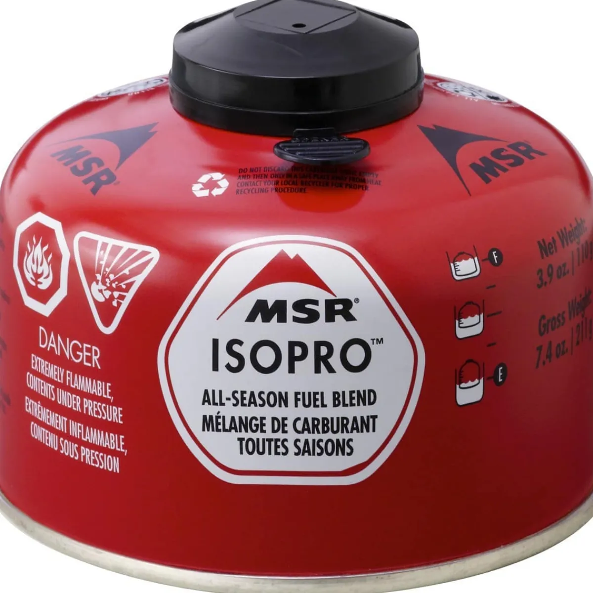MSR IsoPro Fuel 110 g gas valve cartridge Online