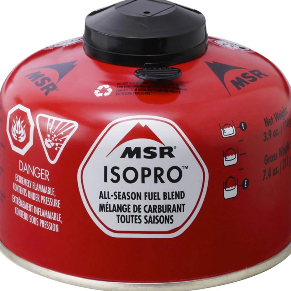MSR IsoPro Fuel 227g gas cartridge Hot