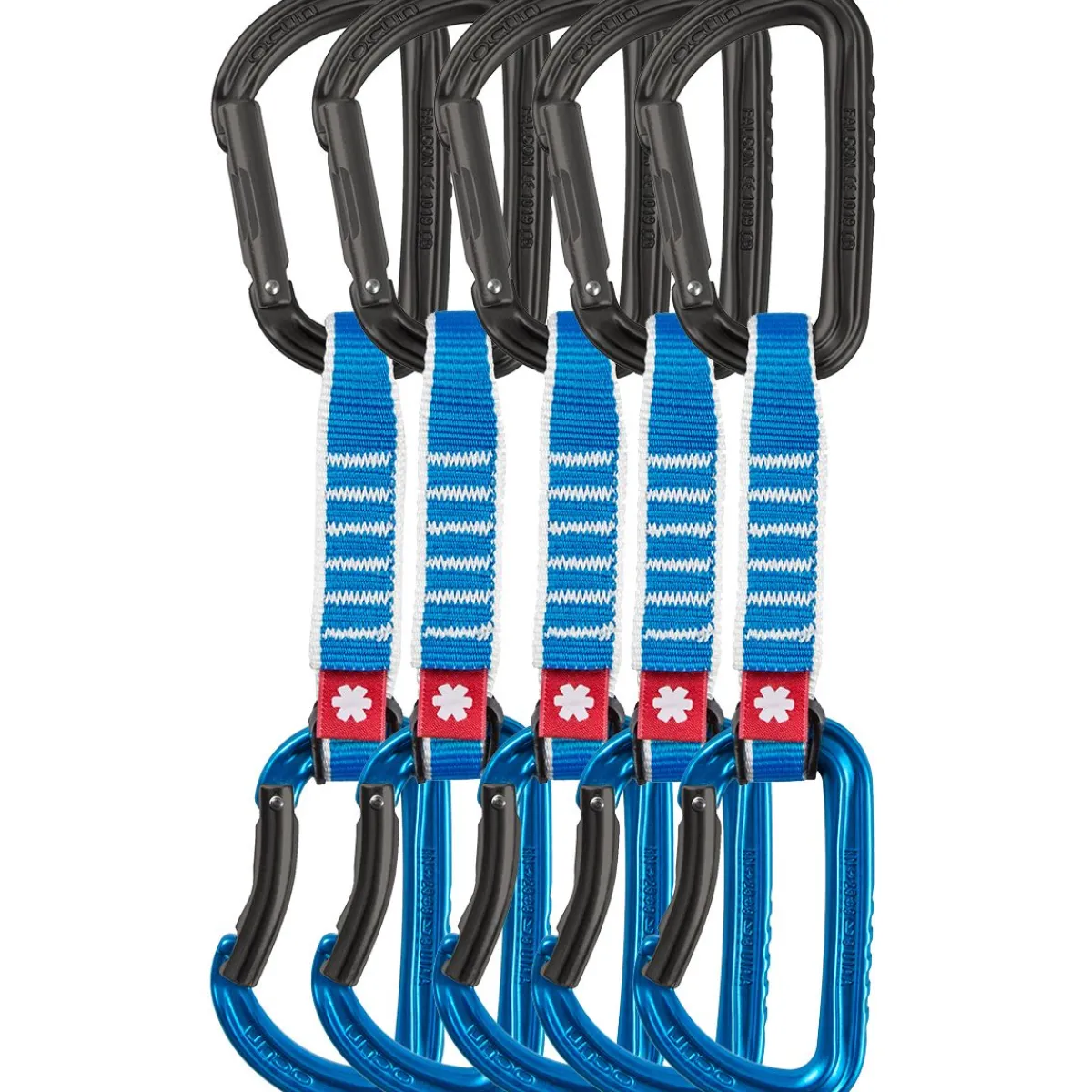 Ocun Falcon QD Zoom PA 5-pack climbing quickdraws New