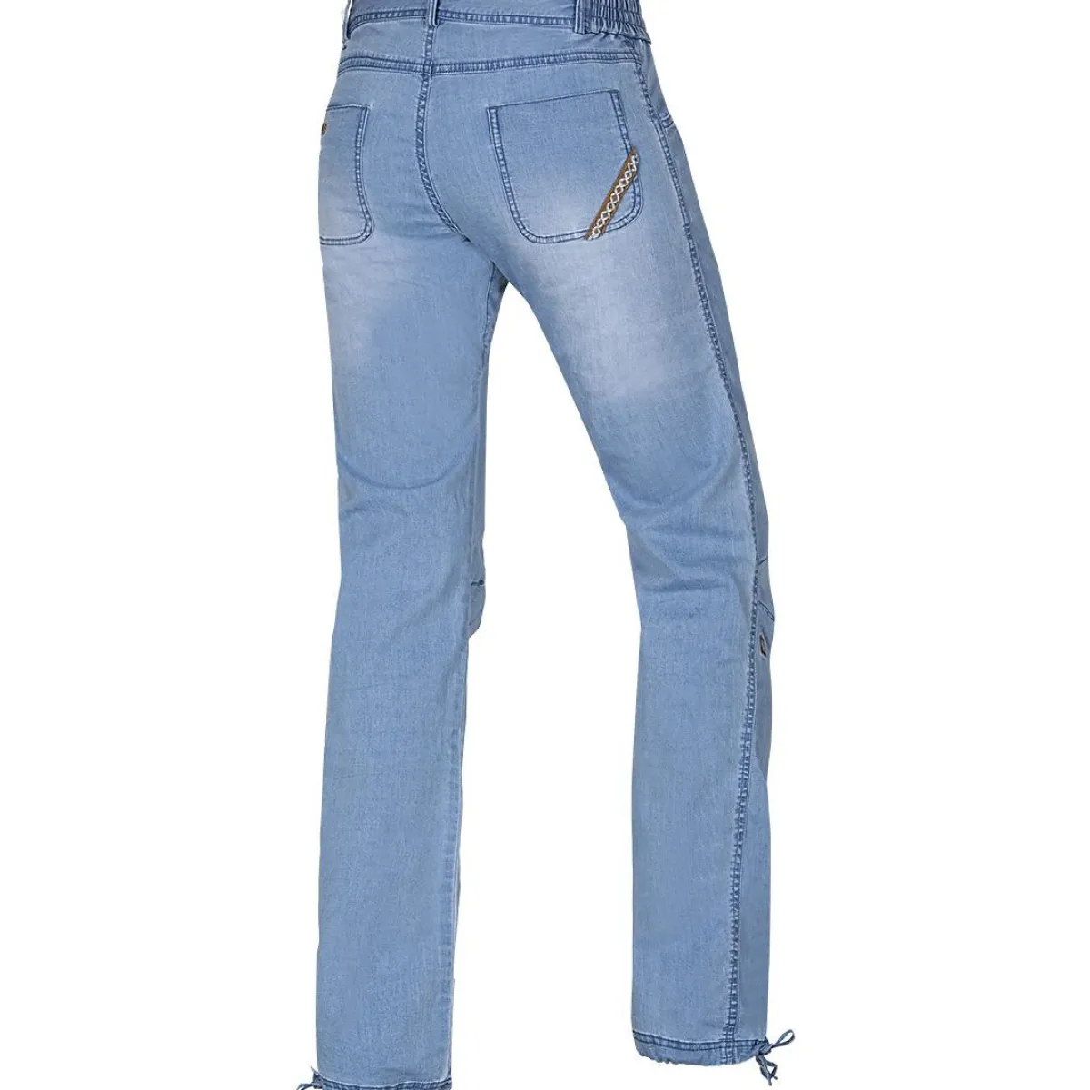 Ocun Inga Jeans women's pants Light Blue Cheap