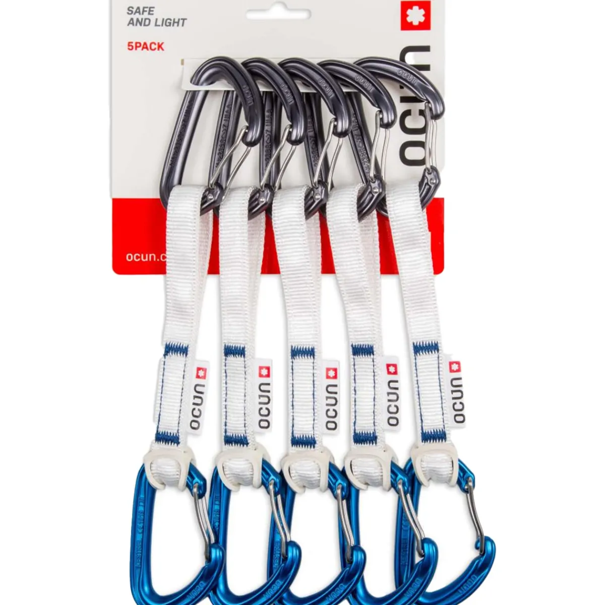 Ocun Kestrel QD Bio-Dyn-Ring 15 mm 5 pack climbing quickdraws Flash Sale