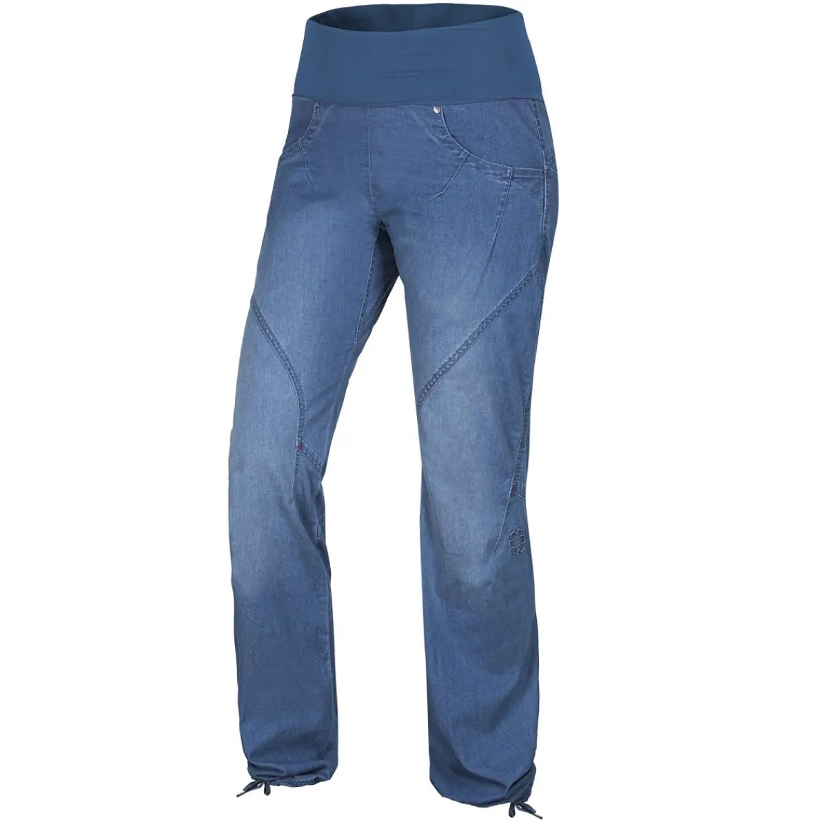 Ocun Noya Jeans women's pants Middle Blue Outlet