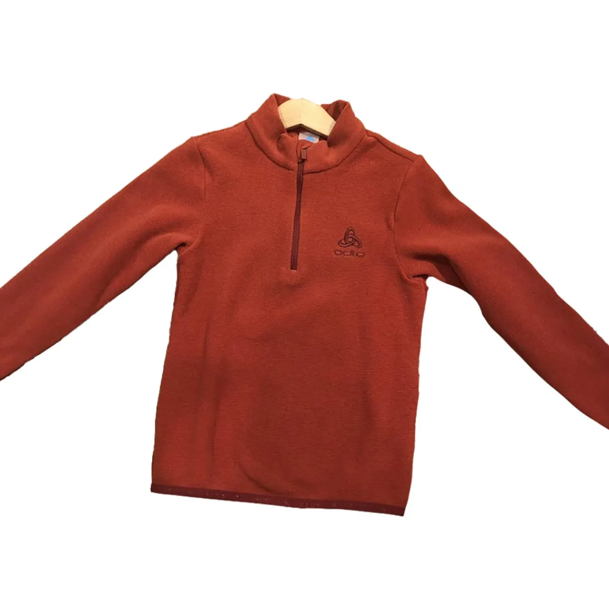 Odlo Midlayer 1/2 Zip Kids kids' fleece Syra/Red Stripes Discount