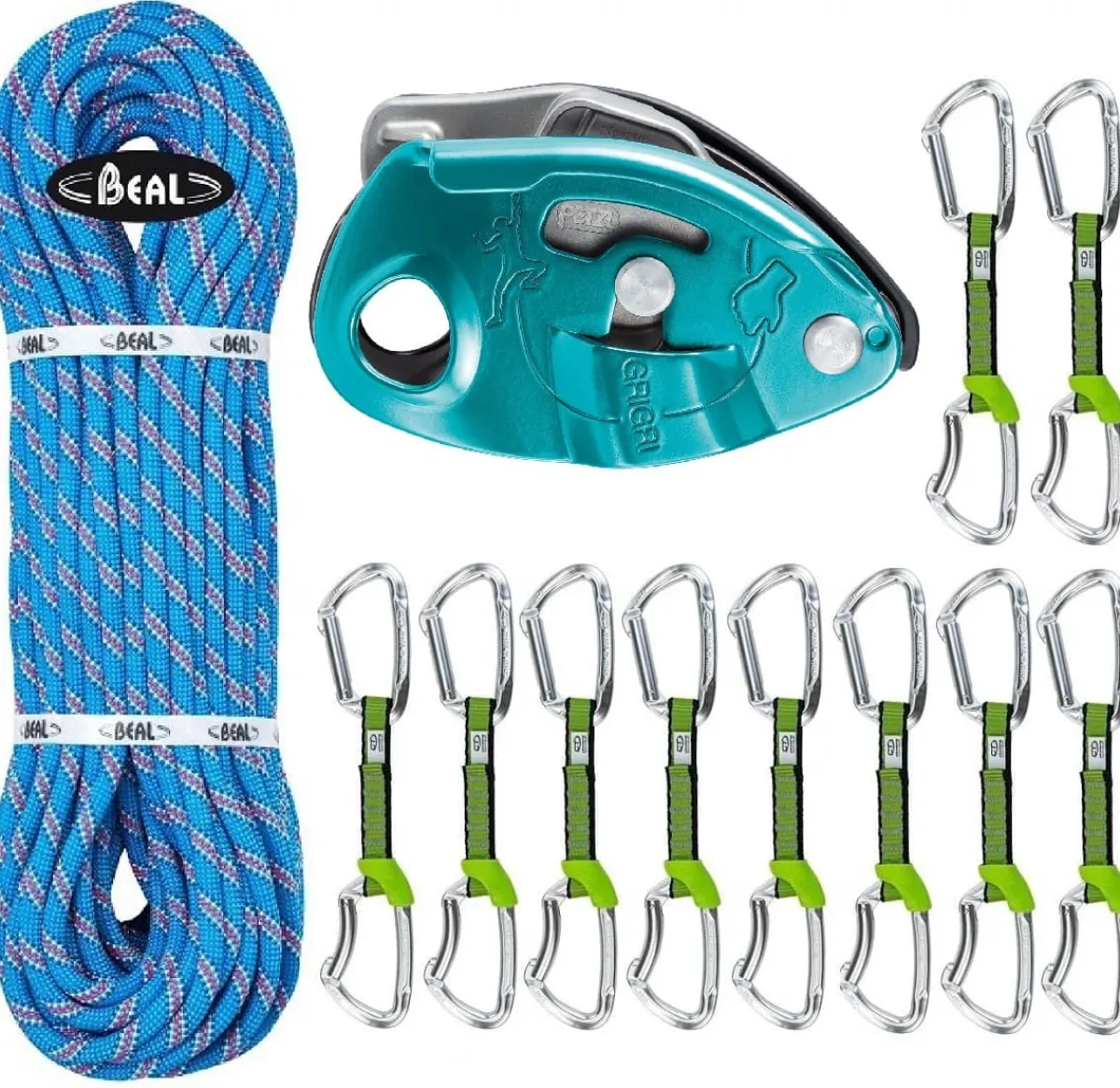 Beal Oliunìd Deal Kit Antidote Lime NY GriGri New