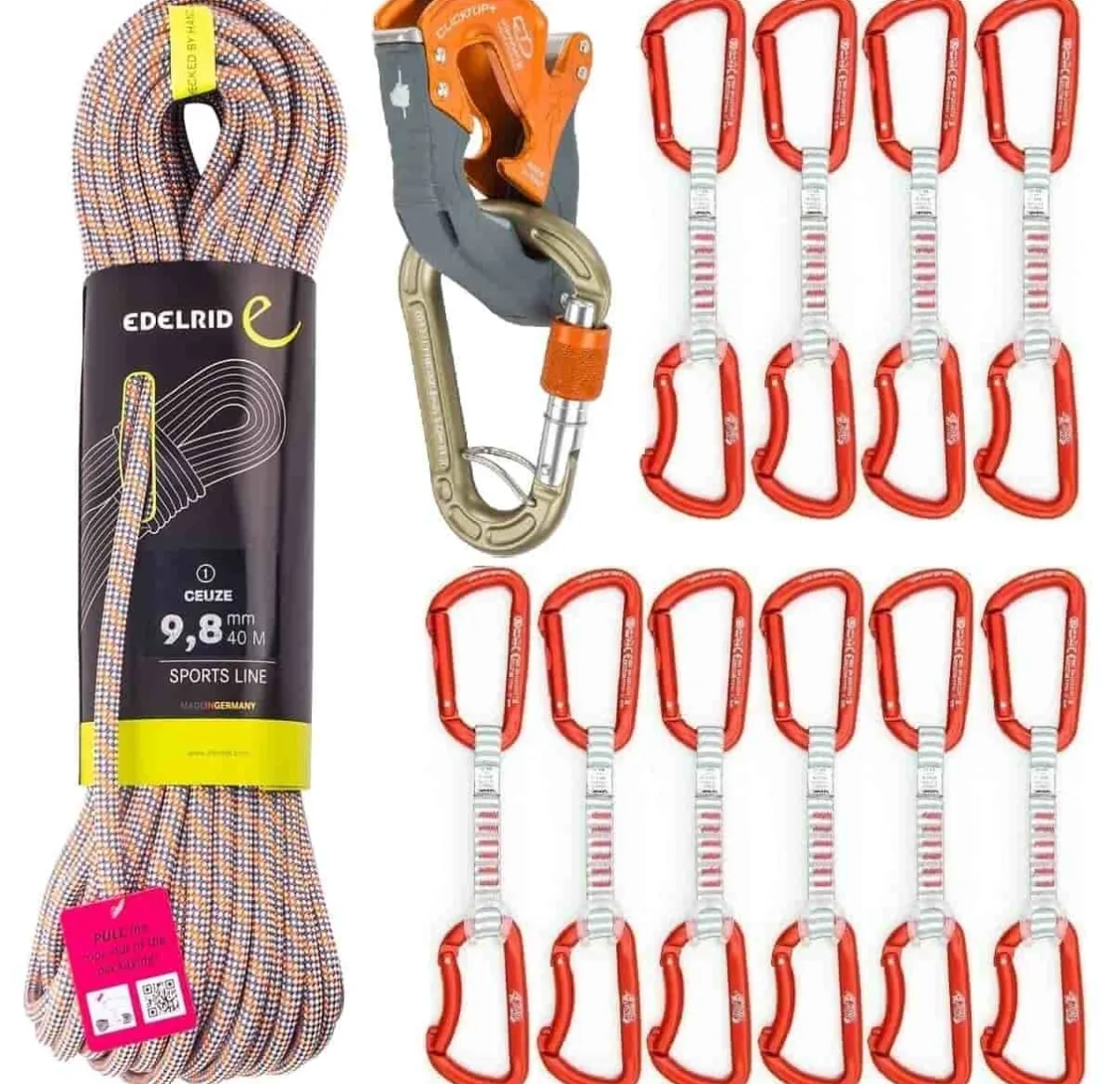 Edelrid Oliunìd Deal Kit Ceuze 10 quickdraws Click Up Outlet
