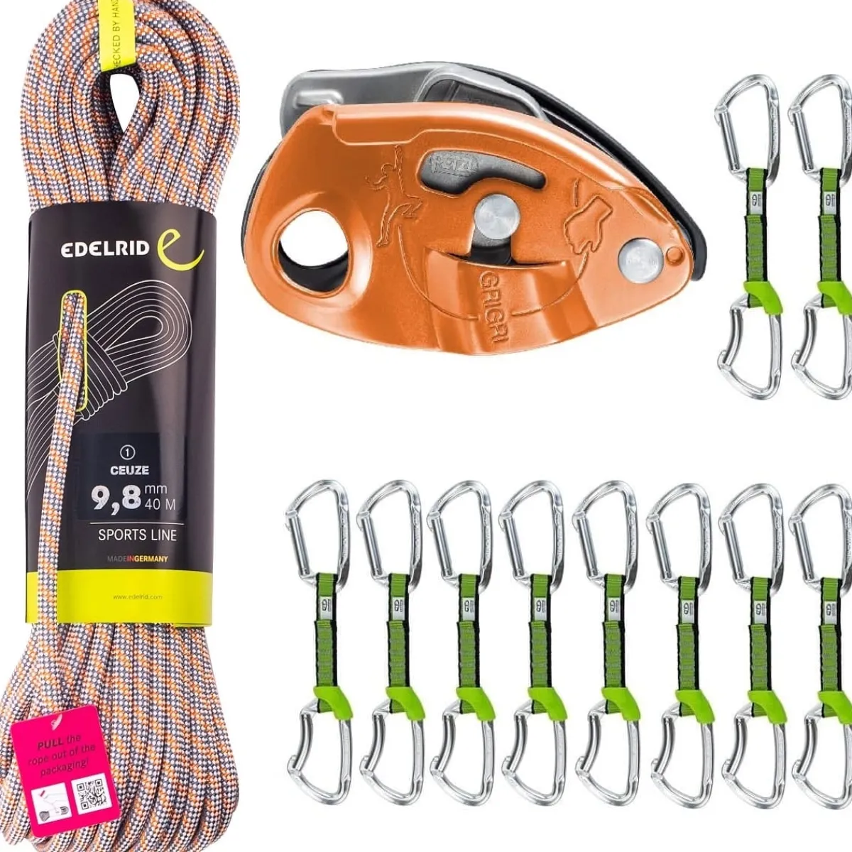 Edelrid Oliunìd Deal Kit Ceuze Lime NY GriGri Cheap