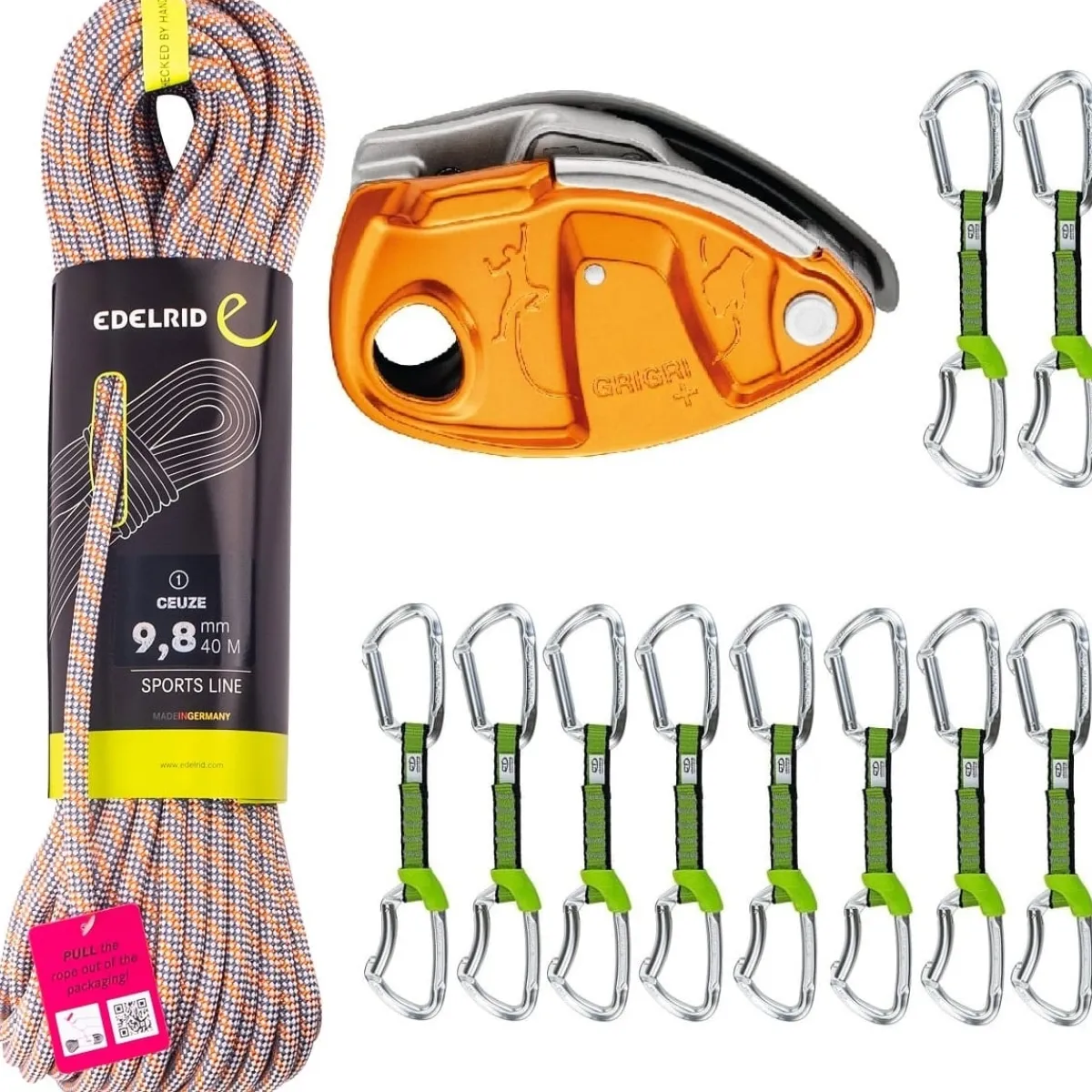 Edelrid Oliunìd Deal Kit Ceuze Lime NY GriGri Cheap