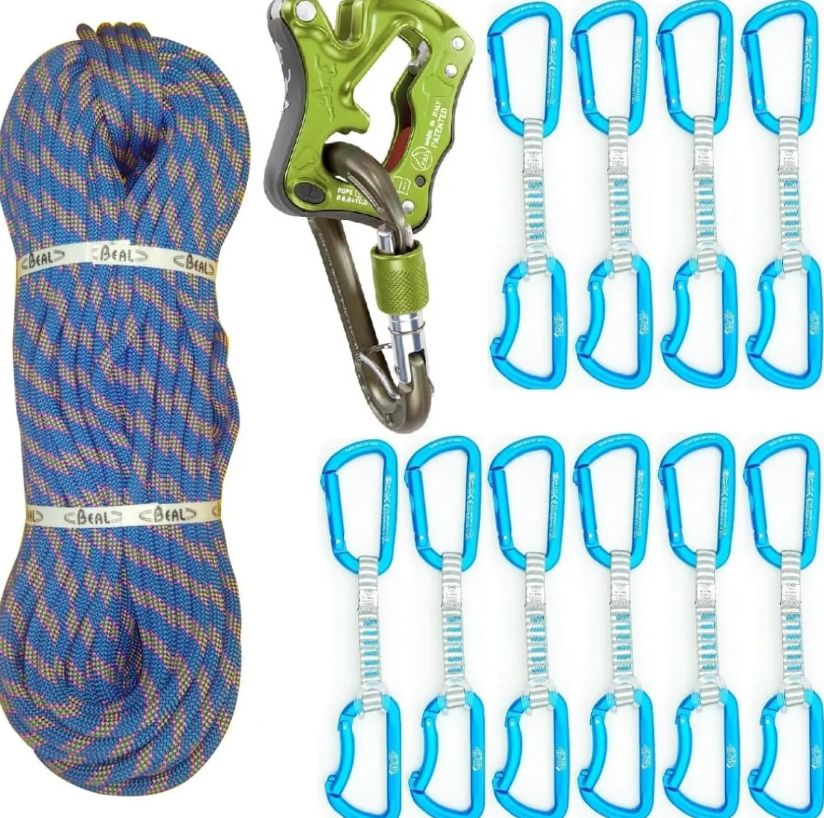 Beal Oliunìd Deal Kit Lampo 10 quickdraws Click Up Best