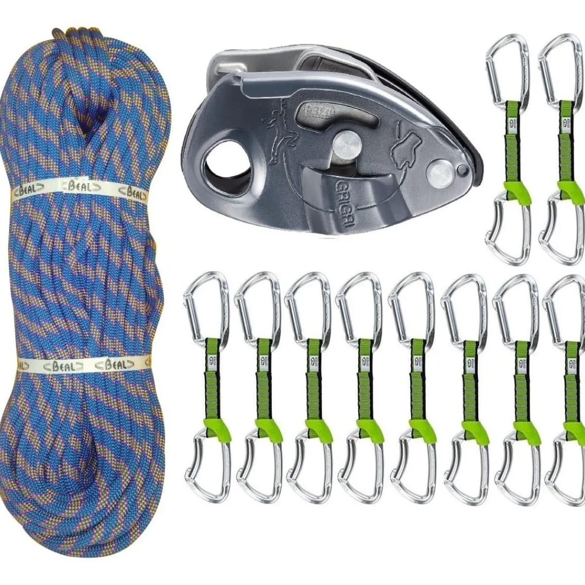 Beal Oliunìd Deal Kit Lampo Lime NY GriGri Discount