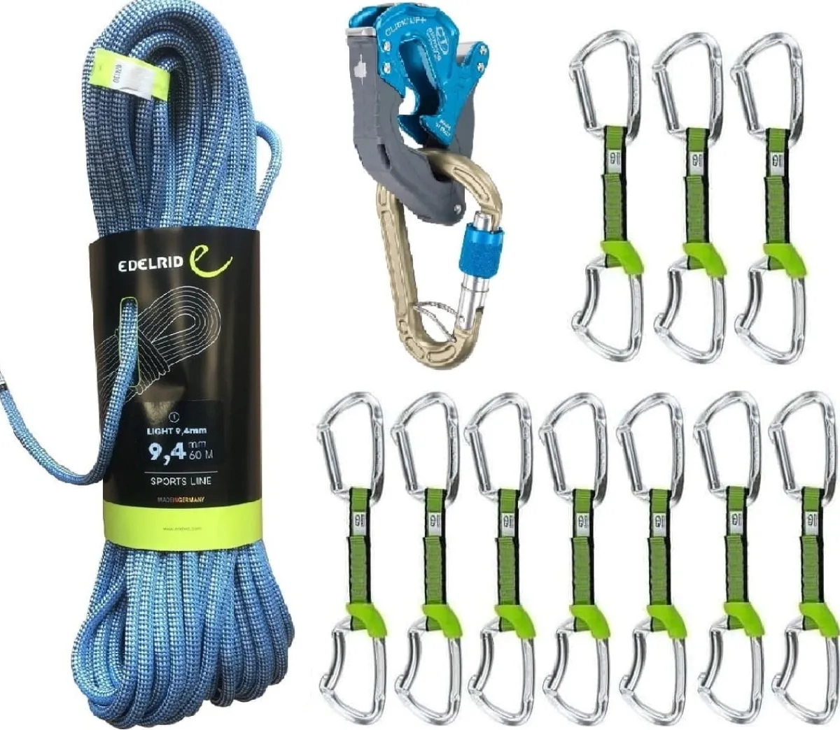 Edelrid Oliunìd Deal Kit Light 9.4 10 quickdraws Click Up Cheap