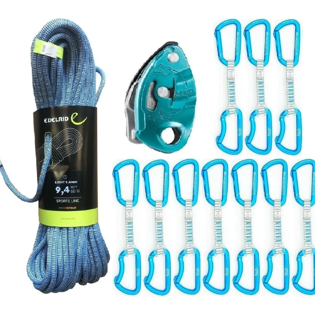 Edelrid Oliunìd Deal Kit Light 9.4 Express Trapper GriGri Store