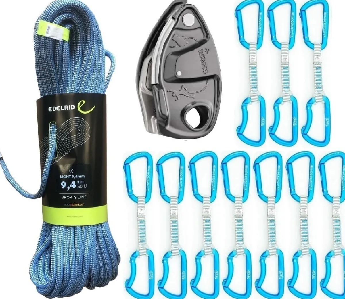 Edelrid Oliunìd Deal Kit Light 9.4 Express Trapper GriGri Store