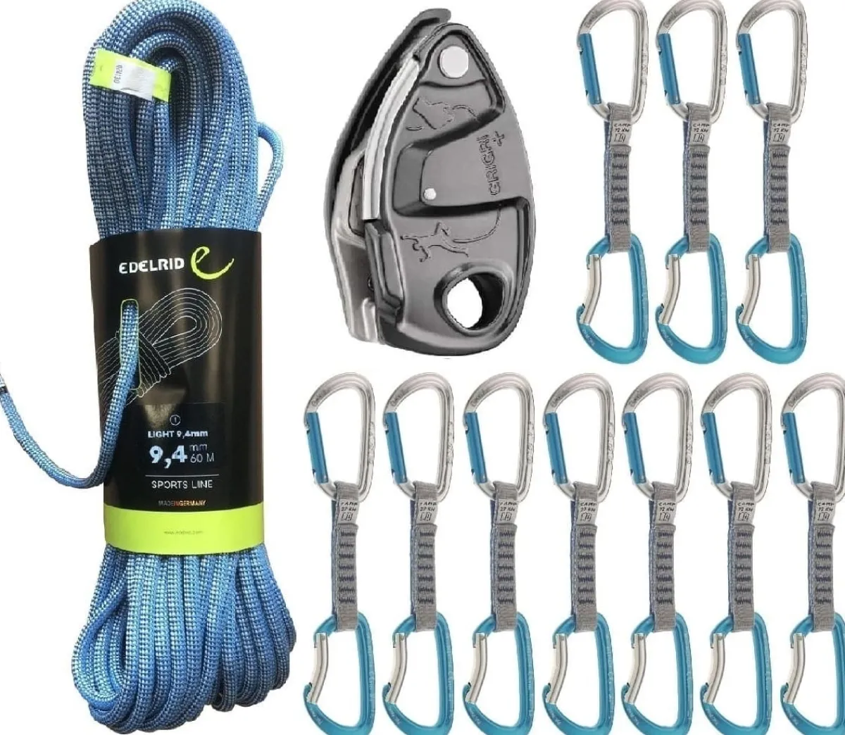 Edelrid Oliunìd Deal Kit Light 9.4 Orbit Express GriGri Sale